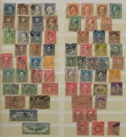 16 lapos berakó, benne jugoszláv, USA, olasz, spanyol, régi bélyegek, érdemes megnézni!