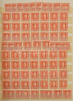 K.u.K. Feldpost + osztrák portó néhány féle bélyeg sok példányban 8 lapos A4 berakóban