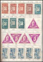 Monaco sok száz darab bélyeg cserefüzetben, a végén korai portó