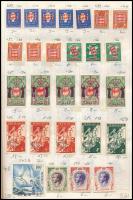 Monaco sok száz darab bélyeg cserefüzetben, a végén korai portó