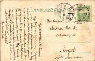 1907 Lippa, Lipova; A jövőben montázs - Solymosi vár a jövő században. Zeitler Lajos kiadása 1905. /...