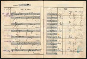 1944 A Pesti Magyar Kereskedelmi Bank takarék-betétkönyve