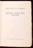 Dr. Hetényi Imre: Amikor a rend őre voltam. Bp., Pantheon. Ex librisszel. 272p. Kiadói papírkötés, p...