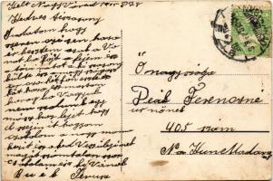 1915 Nagyvárad, Oradea; Szent László tér, Vigadó mozgó (mozi), Fekete Sas szálloda és kávéház / squa...