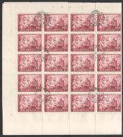 1952 2 db Rákosi Mátyás 60f hajtott teljes ív ívközéprésszel, alul 10 db üres mezővel (47.200)