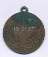 Ausztria 1889. "Rudolf főherceg / Emlékére 1889. január 30." bronz emlékérem füllel (27mm) T:VF patina Austria 1889. "Rudolf Krprz. v. Oest. / Zur erinnerung 30. Jan. 1889." bronze medallion with ear (27mm) C:VF patina