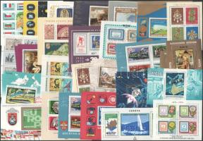 100 db magyar postatiszta blokk