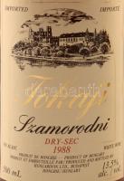 1993 Tokaji szamorodni száraz, Hungarovin pincészet. bontatlan palack