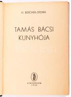 H. Beecher-Stowe: Tamás bácsi kunyhója. 1945, Athenaeum. Félvászon kötés, illusztrációk néhol kézzel...