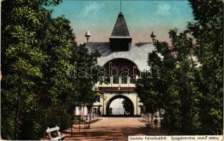 1916 Palics, Palic; Gyógyteremhez vezető sétány. Heumann Mór kiadása / road to the spa (EB)