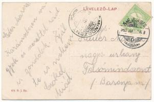 1916 Karánsebes, Caransebes; a jövőben montázs. B.J. Bp. 474. / in the future montage (EK)