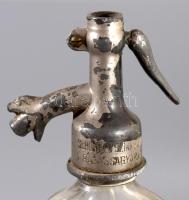 Szarvari Italmérők szikvízgyára. madárcsőrös szikvízes, szódás üveg