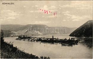 1917 Ada Kaleh, Török sziget Orsova alatt. Hutterer G. kiadása / Turkish island (EK)
