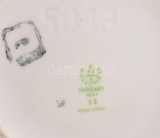 Hollóházi multicolor virágmintás váza. Jelzett, hibátlan, m: 24 cm