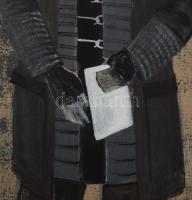 Szűcs Edit (1968): Jelmezterv (Pál Tibor színész). Vegyes technika, kollázs, papír. Jelzés nélkül. L...