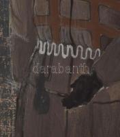 Szűcs Edit (1968): Jelmezterv (Pál Tibor színész). Vegyes technika, kollázs, papír. Jelzés nélkül. L...