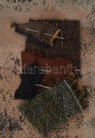 Szűcs Edit (1968): Jelmezterv (Pál Tibor színész). Vegyes technika, kollázs, papír. Jelzés nélkül. L...