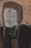 Szűcs Edit (1968): Jelmezterv (Pál Tibor színész). Vegyes technika, kollázs, papír. Jelzés nélkül. L...