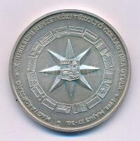 1993. "X. Jubileumi Nemzetközi Tűzoltó Csillagtúra - Gyula - 1993. május 27-30. / Tűzoltóparancsnokság - Gyula" kétoldalas, jelzett Ag emlékérem kapszulában (36,99g/0.925/43mm) T:XF