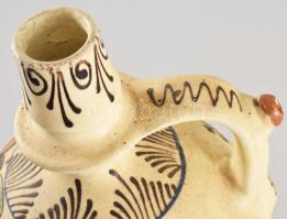 Kiss Mihály Korond korsó, jelzett, kis mázhibával, m: 32 cm