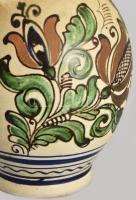 Kiss Mihály Korond korsó, jelzett, kis mázhibával, m: 32 cm