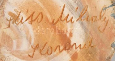 Kiss Mihály Korond korsó, jelzett, kis mázhibával, m: 32 cm