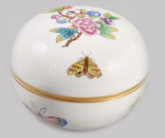 Herendi Viktória mintás bonbonier, jelzet, hibátlan, d: 11,5 cm