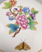 Herendi Viktória mintás bonbonier, jelzet, hibátlan, d: 11,5 cm