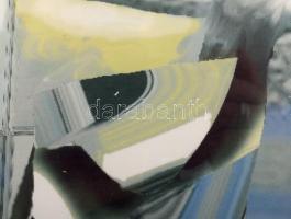 Lux Antal (1935-): Flug neu, 1997. Elektrográfia, papír, jelzett, számozott (13/1). Üvegezett, kissé...