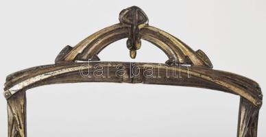 Jugendstil asztali képtartó, 22x12 cm