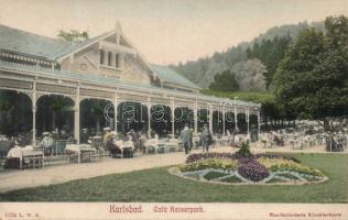 Karlovy Vary Café Kaiserpark