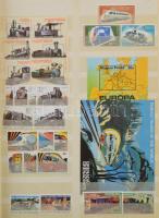 8 lapos A4-es berakó motívum bélyegekkel