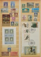 8 lapos A4-es berakó európai bélyegekkel