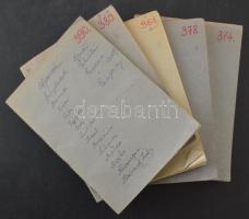 Kb 4500-5000 db külföldi bélyeg 5 cserefüzetben, benne Közel-Kelet, USA, Csehszlovákia, Románia stb