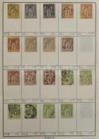 Kb 4500-5000 db külföldi bélyeg 5 cserefüzetben, benne Ausztrália, Kanada, Argentína, Indonézia, Fra...