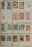 Kb 4500-5000 db külföldi bélyeg 5 cserefüzetben, benne Görögország, Dél-Afrika, Ausztrália, Németország, Francia gyarmatok stb.