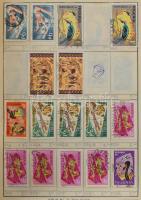 Kb 4500-5000 db külföldi bélyeg 5 cserefüzetben, benne Dél-Amerika, angol gyarmatok, Svédország, Egy...