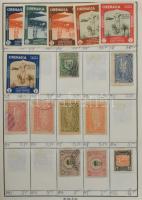 Kb 4500-5000 db külföldi bélyeg 5 cserefüzetben, benne Dél-Amerika, angol gyarmatok, Svédország, Egy...