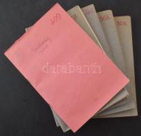 Kb 4500-5000 db külföldi bélyeg 5 cserefüzetben, benne Dél-Amerika, angol gyarmatok, Svédország, Egy...