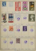 Kb 4500-5000 db külföldi bélyeg 8 cserefüzetben, benne Szovjetunió, Franciaország, angol gyarmatok, ...