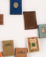 Vegyes minikönyv tétel fém dobozban: Poetica Hungarica, Könyvnyomtatás Magyarországon, Az illegális ...