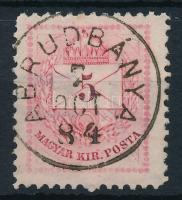 "ABRUDBÁNYA" (Gudlin ezzel a bélyegzőtípussal nem ismeri)