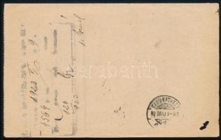 1923 Nyomtatvány Hivatalos 1000f párral, hármaslyukaszással