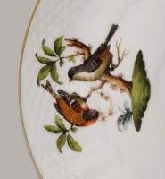 Herendi Rothschild mintás tál. Jelzett, karcokkal, d: 22 cm