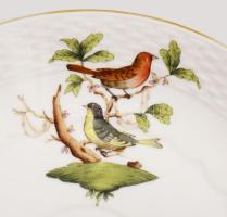 Herendi Rothschild mintás tál. Jelzett, karcokkal, d: 22 cm