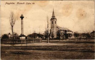 1916 Nagykáta, Kossuth Lajos tér, templom. Bitcskey Pál kiadása (fl)