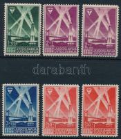 Jugoszlávia 1938 Mi 354-357 A+B (Mi EUR 100,-)