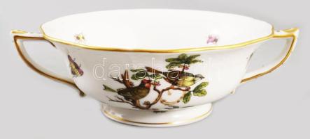 Herendi Rothschild mintás leveses csésze. Jelzett, hibátlan, d: 13,5 cm