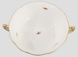 Herendi Rothschild mintás leveses csésze. Jelzett, hibátlan, d: 13,5 cm