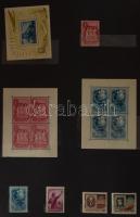 Érintetlen hagyaték: szépen rendezett régi világgyűjtemény-kezdemény részlete 52 db jó állapotú főle...